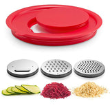 Best Stainless Steel Mixing Bowls Set of 3 with Grater Attachments - Nesting Bowls Have Non-Slip Silicone Handles, Non-Slip Rubber Base, Measurement Marks and Airtight Lids, By Belwares