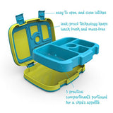Bentgo Kids Brights – Leak-Proof, 5-Compartment Bento-Style Kids Lunch Box – Ideal Portion Sizes for Ages 3 to 7 – BPA-Free and Food-Safe Materials (Citrus Yellow)