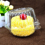 50 Pack Clear Plastic Single Individual Cupcake Muffin Dome Holders Cases Boxes Cups Pods by Cakes of Eden