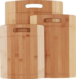 Utopia Kitchen Bamboo Cutting Board 3 Piece Set - Extra Durable - Better Than Ordinary Wood Cutting Boards - Large, Medium and Small Bamboo Cutting Boards for Bread, Vegetables, Chicken