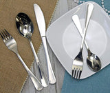 Darware 20-Piece Flatware Set, Service for 4 w/ Stainless Steel Tablespoons, Teaspoons, Forks, Salad Forks & Knives