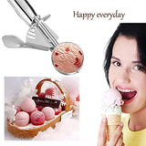 Cookie Scoop, Ice Cream Scoop Set of 3, Trigger Cookie Scooper Set Stainless Steel Ice Scoopers for Kids & Families, Melon Ballers Meat Ballers Potato Mashers - Gift Package by CHEE MONG