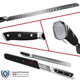 DALSTRONG Slicing Carving Knife - 12" Granton Edge - Shogun Series - AUS-10V- Vacuum Treated - Sheath