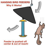 Squirrel Guard Baffle Protects Hanging Bird Feeders & Poles - Raccoon & Squirrel Proof Your Bird Feeders & Bird Houses - 17 inch