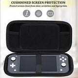 Compatible with Switch Lite Case EVA Protective Carrying Case for Switch Lite Cover Video Game Accessories for Nintendo Switch Lite Gifts for Men Husband Kids Teens (GrayWhite)
