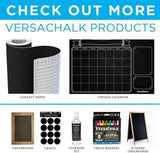 VersaChal 100% Natural Chalkboard Cleaner Spray and Eraser Kit  (250 mL) - Remove Liquid Chalk Marker Ink from Chalk Board Signs, Whiteboard
