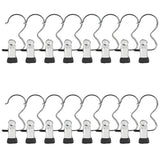 16 PCS Laundry Hook Boot Hanging Hold Clips Portable Hanging Hooks Home Travel Hangers Clothing Clothes Pins