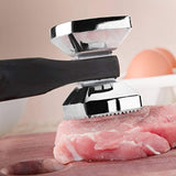 Spring Chef Meat Tenderizer Heavy Duty Hammer Mallet Tool & Chicken Pounder, Black