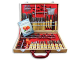 WIN-WARE Culinary Carving Tool Set 80 Piece. Great Range of Carving Tools, Knives and Decorators Presented in a Wooden Case. Fruit/vegetable Garnishing/cutting/slicing Set. Includes Decorators, Peelers, Cutters, Sculptors and More