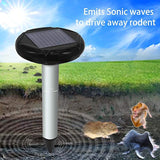 ZYYRSS Solar Mole Repellent, Sonic Mole Deterrent Pest Rodent Repellent, Chaser Mole,Gopher,Vole Repeller Spikes for Outdoor Lawn Garden Yards,Waterproof (2 Pack)