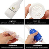 SunGrow Aquarium Gravel Cleaner Kit with Priming Bulb, 2 Minutes to Assemble, BPA Free, Easy-to-Use, Perfect for Small Fish Tanks, No Mess and Spillage During Water Maintenance