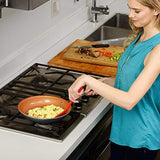 9.5” Non-Stick Ceramic Frying Pan, Oven Safe Copper Frying Pan, Dishwasher Safe, Scratch Proof, Ceramic Titanium Blend, Copper Colored