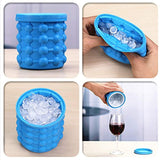 MerryXD Ice Cube Maker Genie - The Revolutionary Space Saving Ice Cube Maker Silicone Kitchen Tool