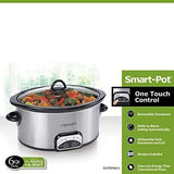 Crockpot SCCPVP600-S Smart-Pot 6-Quart Slow Cooker, Brushed Stainless Steel
