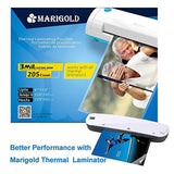 Marigold 205-Count Pack 3 mil Letter Size, 9"x11.5", Thermal Laminating Pouches Laminator Film Sheets for Laminator Machine (TLP3LTR)