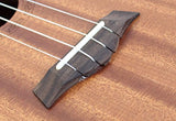 Kulana Deluxe Tenor Ukulele, Mahogany Wood with Binding and Aquila Strings + Gig Bag