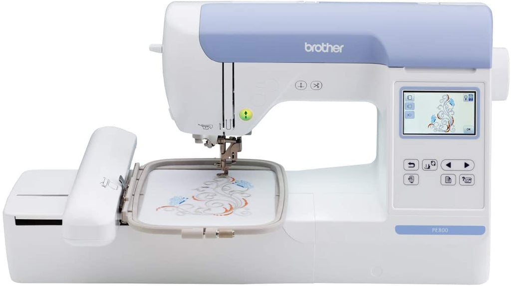 Brother PE800, 5x7 Embroidery Machine, One Size, White