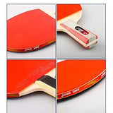 SSHHI Ping Pong Racket, Suitable for Beginners, 2 Pcs Ping Pong Paddle, Flared Handle, Strong/As Shown/C