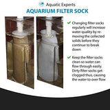 Filter Socks 200 Micron - 4 Inch Ring by 14 Inch Long – 2 pack- LONG - Aquarium Felt Filter Bags - Custom Made In The USA For Aquatic Experts