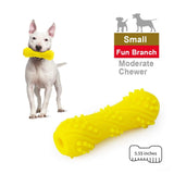 EETOYS Puppy Teething Toys Dog Chew Toys for Aggressive Chewers Made W/Non-Toxic TPE (Small,Whistle Bone) by EETOYS MARKET LEADER PET LOVER