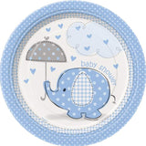 Blue Elephant Baby Shower Party Package - Serves 16 (Blue)