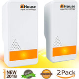 Ultrasonic Pest Repeller - (2 Pack) Electronic Plug in Best Repellent - Pest Control - Get Rid Of - Rodents Squirrels Mice Rats Insects - Roaches Spiders Fleas Bed Bugs Flies Ants Mosquitos Fruit Fly!