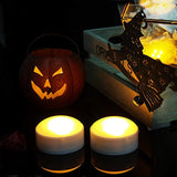 LED Pumpkin Lights with Remote and Timer, Jack-O-Lantern Light, Halloween Light, Flameless Candles for Pumpkins Set of 2