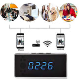 ZDMYING Spy Hidden Camera, HD 1080P WiFi Security Camera Alarm Clock with Night Vision/Motion Detection/Loop Recording Home Nanny Office Realtime Video
