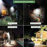 BAXIA Technology Solar Lights Outdoor, Wireless 100 LED Solar Motion Sensor Lights Waterproof Security Lighting Outdoor for Front Door, Backyard, Steps, Garage, Garden(2000LM, 2PACK)