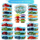 3 Compartment Glass Meal Prep Containers [5 Pack, 32 Oz] - Glass Lunch Containers, Food Storage Containers with Lids, Food Prep Containers, Glass Bento Box for Kids & Adults, Bento Lunch Box