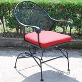 Clayton Court 3-Piece Motion Outdoor Bistro Set, Seats 2 - Best quality for a low price (Red)
