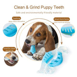 EETOYS Dog Bone Toys Dental Health Reduces Boredom Release Excess Energy Toy Made W/Non-Toxic PU Dual Color (Seahorse & Tuna) by EETOYS MARKET LEADER PET LOVER