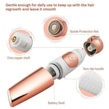 Facial Hair Remover，Electric Hair Removal for Women's Face Lip Armpit Chin Cheek Arm Leg and Full Body