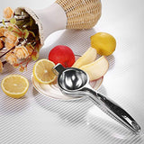Gelindo Single Press Lemon Squeezer - Heavy Duty - Easy To Use - Large Bowl, Silver