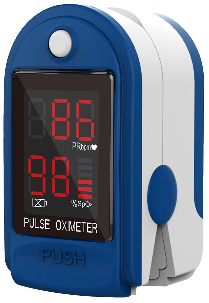 Innovo Finger Pulse Oximeter - CMS 50DL - Blue