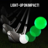 ILYSPORT LED Light up Golf Balls, Glow in The Dark Night Golf Balls - Multi Colors of Blue, Orange, Red, White, Green, Pink - Pack of 6