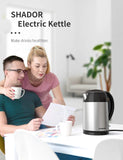 SHARDOR Electric Tea Kettle 1.7L Stainless Steel, Water Boiler & Heater with Auto-Shutoff and Boil-Dry Protection