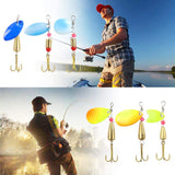 MILTECH Fishing Lures Kit Set Spinnerbait for Bass Trout Walleye Salmon Assorted Metal Hard Lures Inline Spinner Baits