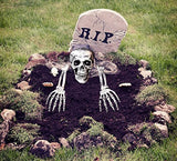AISENO Realistic Skeleton Stakes Halloween Decorations for Lawn Stakes Garden Halloween Skeleton Decoration