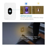 Wireless Doorbell ,Waterproof Door Chime Kit with 1 Push Button,1 Plug-in Receiver,55 Melodies ,5 Level Volume，Night Light and LED Indicator Operating at 1000ft for Home Office