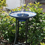 Floating Solar Fountain, Solar Fountain Pump 1.4W Solar Panel Kit Water Pump for Pond, Garden, Fish Tank, Solar Powered Bird Bath Water Fountain Pump