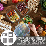Sale 3 Pack Glass Meal Prep Containers 2 Compartment BPA Free Leakproof Glass Food Storage Containers Airtight Locking Lids Bento Lunch Box Containers Set in Large Insulated Thermal Cooler Lunch Bag