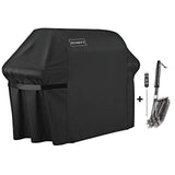 Homitt 44in X 60in Grill Cover, Upgraded 7107 Waterproof BBQ Gas Grill Cover with 600D Heavy Duty Oxford Fabric and PVC Facing for Genesis E and S Series Gas Grills