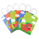 Dinosaur Party Favor Bags, Cute Dinosaur Party Supplies, Paper Gift Bag with Handle for Kids Birthday Treat by Holorath (Set of 15 Pieces) by Holorath Party Supplies
