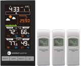 Ambient Weather WS-2801A Advanced Wireless Color Forecast Station with Temperature, Humidity and Barometer