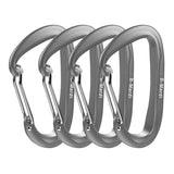 B-Mardi Ultra Sturdy Carabiner Clips,4 Pack, Certified 12KN (2697 lbs) Heavy Duty Caribeaners for Hammocks, Camping,Hiking, Swing, Locking Dog Leash and Harness, Outdoor,Hiking & Utility