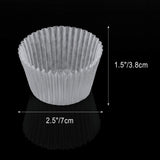 1000PCS White Cupcake Liners, Paper Baking Cups for Cooking Eggs, Meat Dishes Cupcakes, Breads by Awpeye