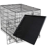 36" Double Door Folding Metal Dog Crate Pet Cage PCT02