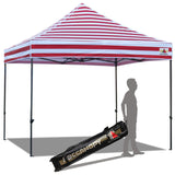 ABCCANOPY Pop up Canopy Tent Commercial Instant Shelter with Wheeled Carry Bag, 10x10 FT Navy Blue