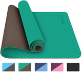 TOPLUS Yoga Mat - Classic 1/4 inch Pro Yoga Mat Eco Friendly Non Slip Fitness Exercise Mat with Carrying Strap-Workout Mat for Yoga, Pilates and Floor Exercises